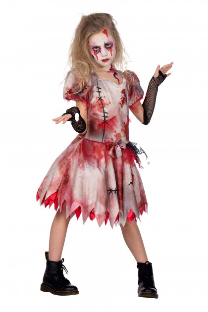 Halloween jurk kort met bloed