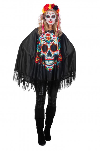 Day of the Dead poncho