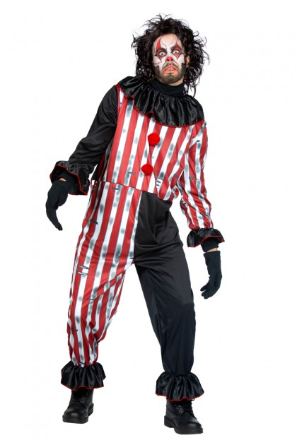 Overall Halloween clown