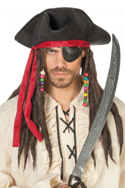 Piratenhoed Jack dreads